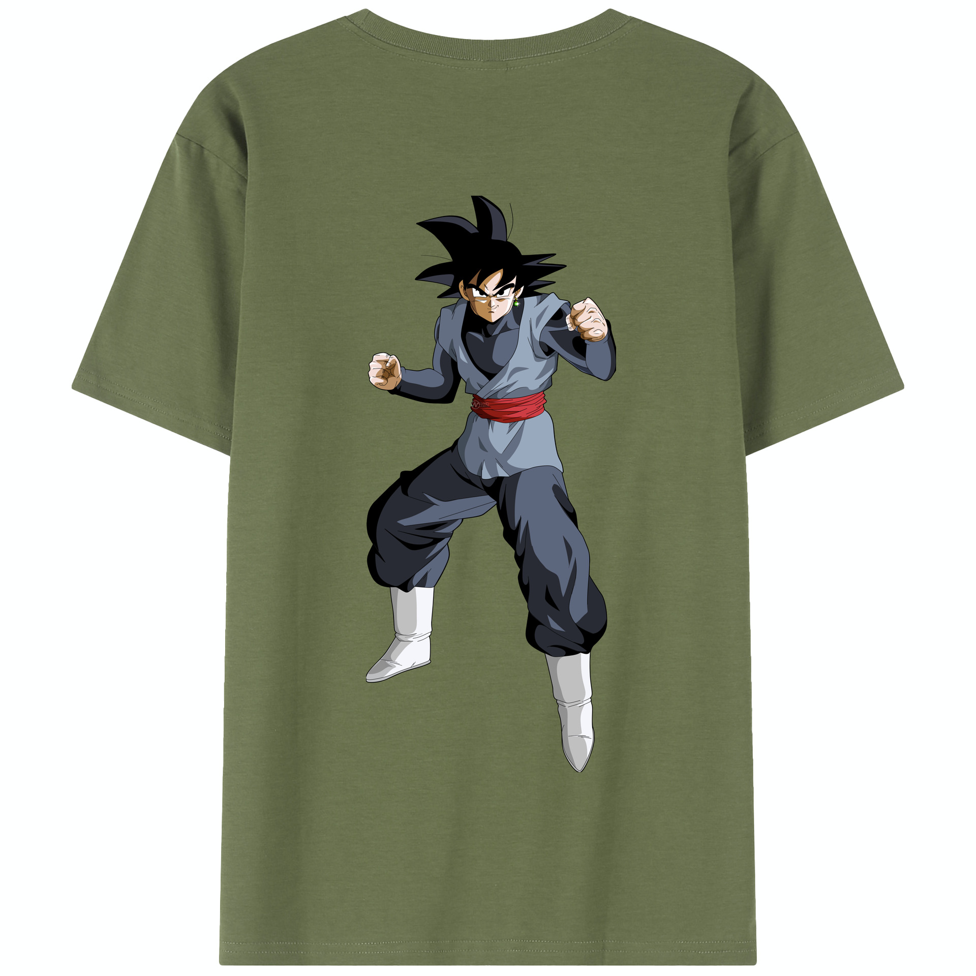 （画像用） ドラゴンボール ベジータ四世（Bejīta Yonsei）DRAGON BALL Vegeta IV 綿100％半袖Tシャツ（背面プリント）
